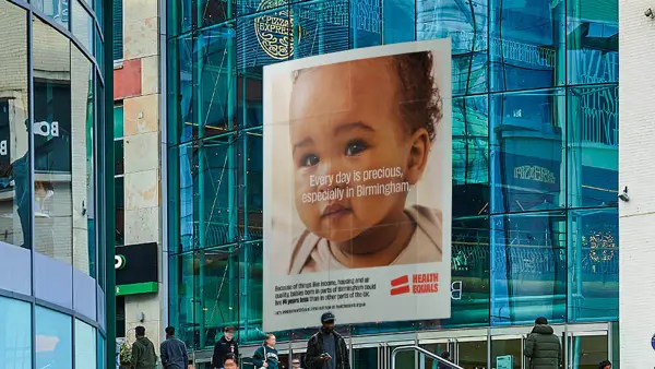 Don't Panic X Health Equals Birmingham OOH